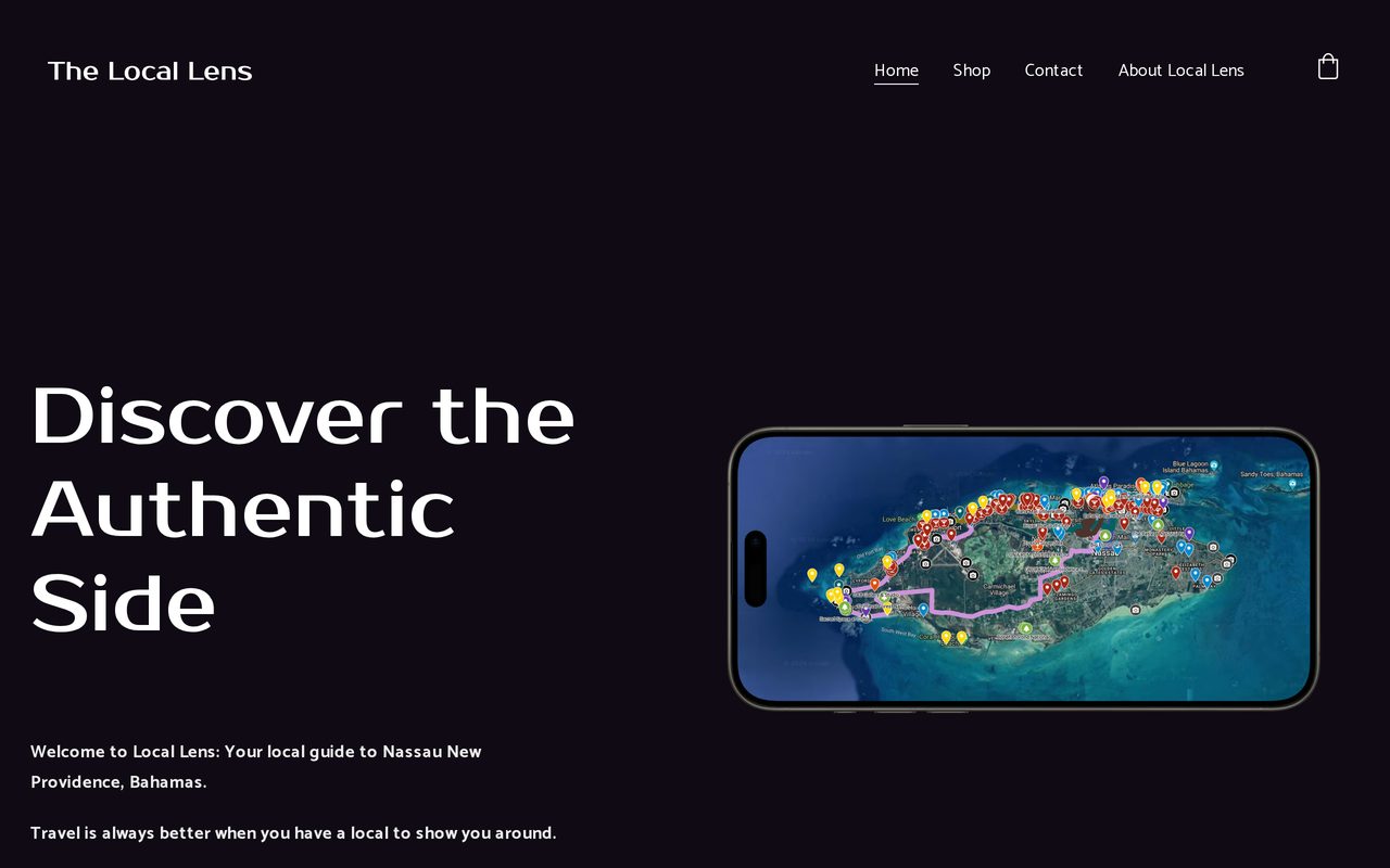 Local Lens Bahamas home page